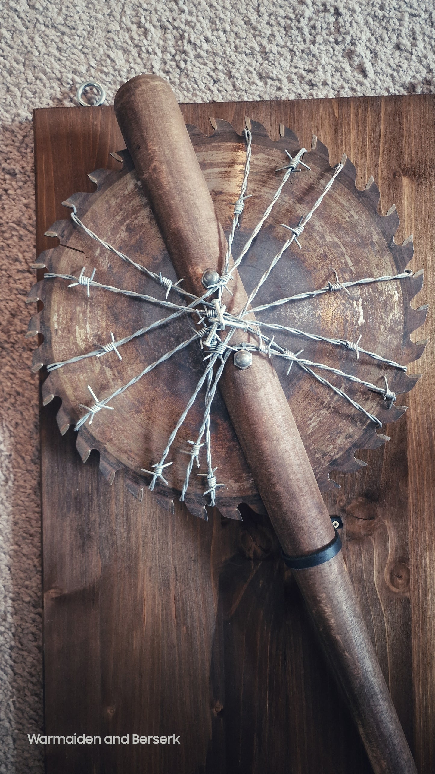 'Days Gone' Baseball Bat Axe on Display