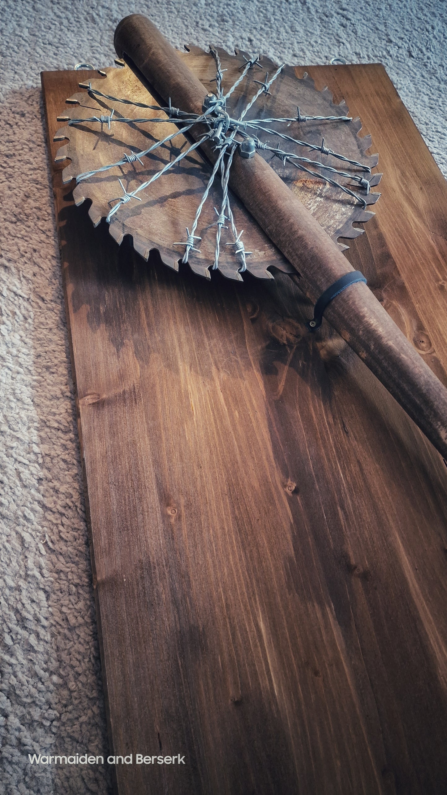 'Days Gone' Baseball Bat Axe on Display