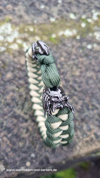 Paracord Armband mit Alien und Predator Bead Perlen