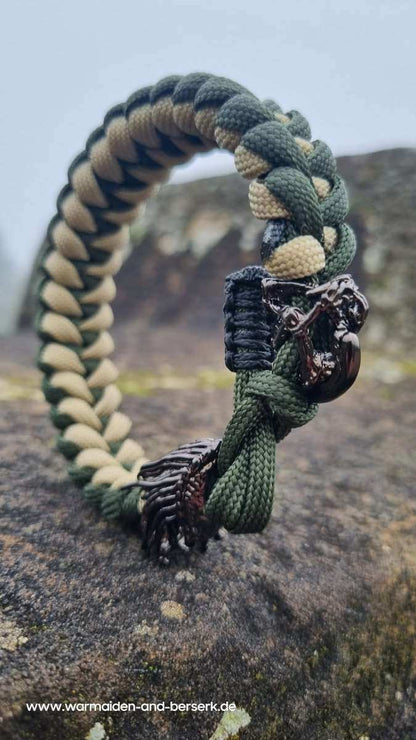 Paracord Armband mit Alien und Predator Bead Perlen