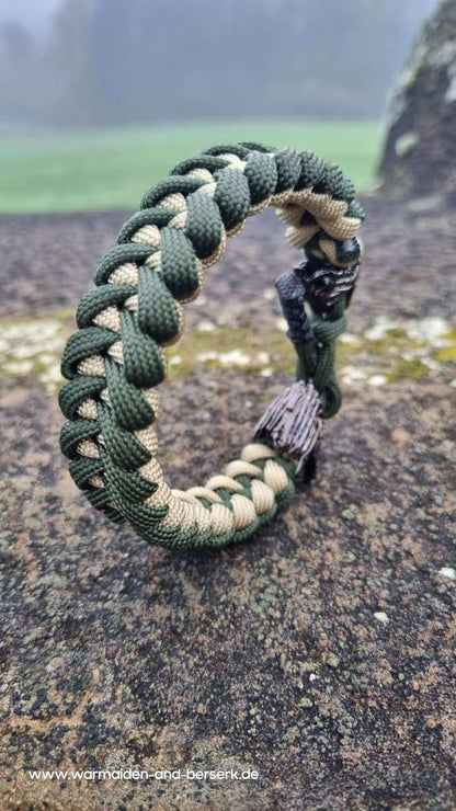 Paracord Armband mit Alien und Predator Bead Perlen