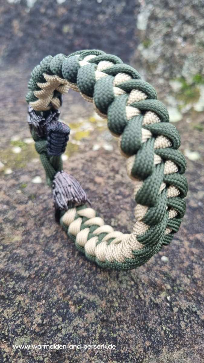 Paracord Armband mit Alien und Predator Bead Perlen