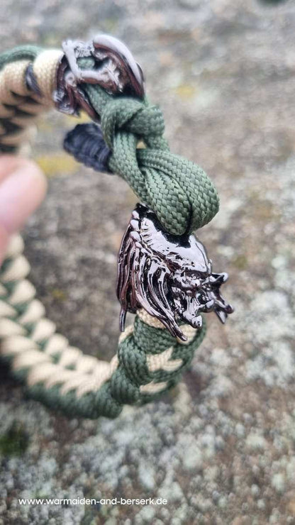 Paracord Armband mit Alien und Predator Bead Perlen