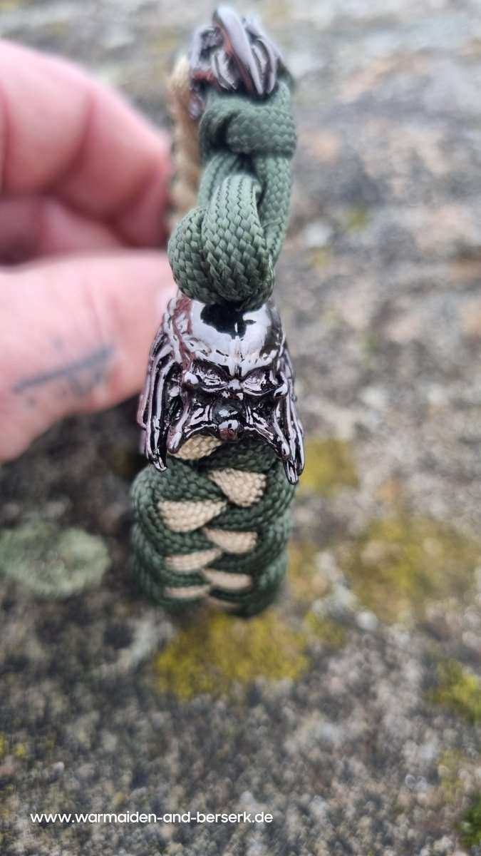 Paracord Armband mit Alien und Predator Bead Perlen