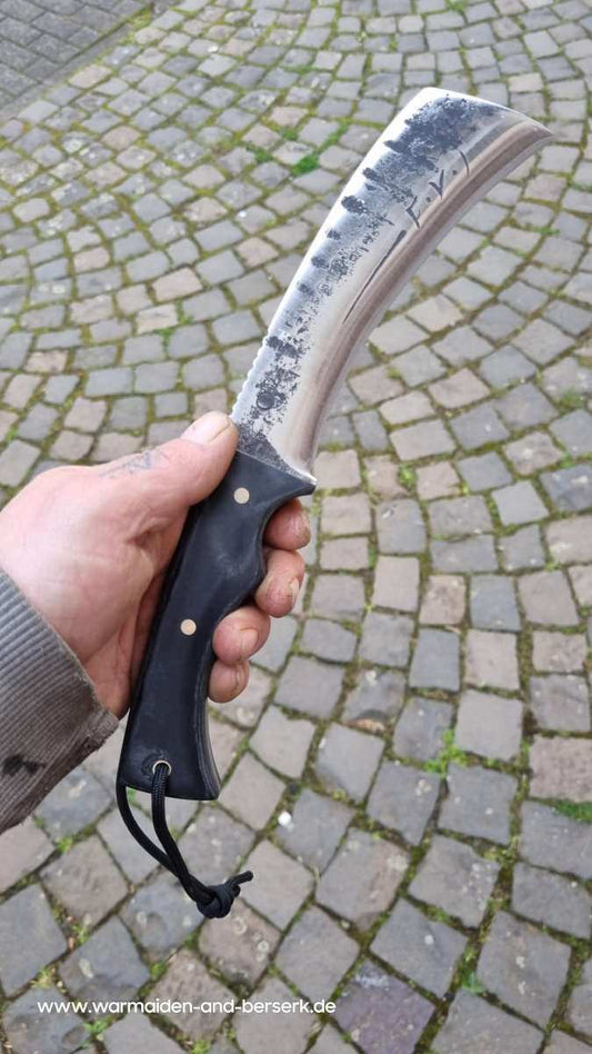 Handgeschmiedetes Mehrzweckmesser mit Punisher Skull Ätzung und aufwen