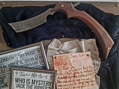 Handgefertigtes Jack the Ripper Display 'From Hell', mit großem handge