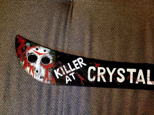 Handbemalte Jason Voorhees Federstahl Machete