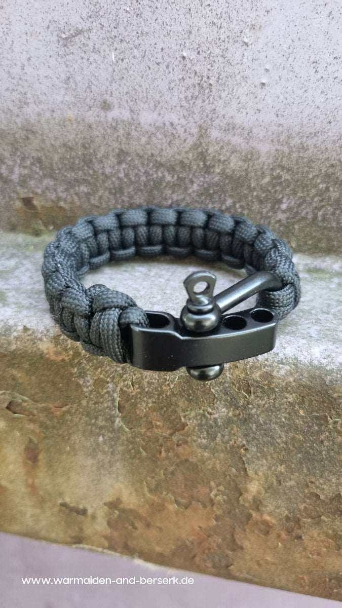 Einfaches Paracord Armband 'Cobra Knot' Night Small