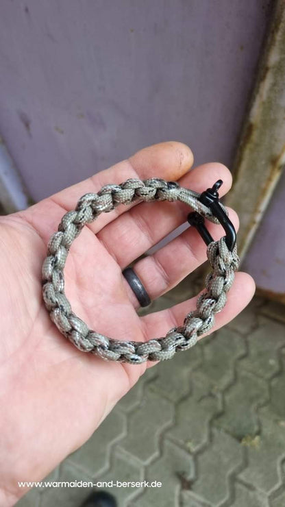 Einfaches Paracord Armband 'Cobra Knot' Tundra