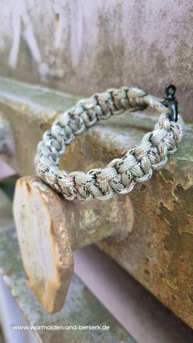 Einfaches Paracord Armband 'Cobra Knot' Tundra