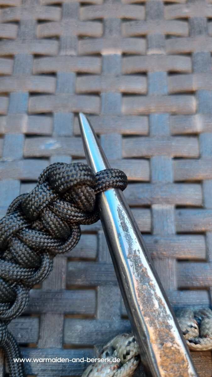 Handgeschmiedeter Paracord Marlin Spike aus Stahl