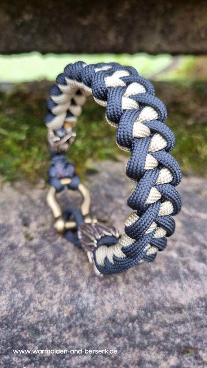 Shark Knot Paracord Armband "Alien vs Predator" mit Predator und Alien