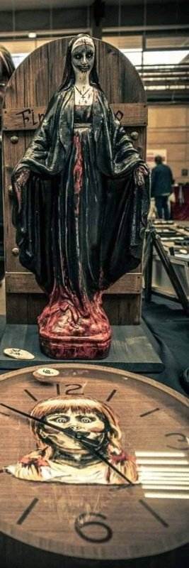 Handbemalte Statue "Valak the Nun" aus dem Conjuring Universum